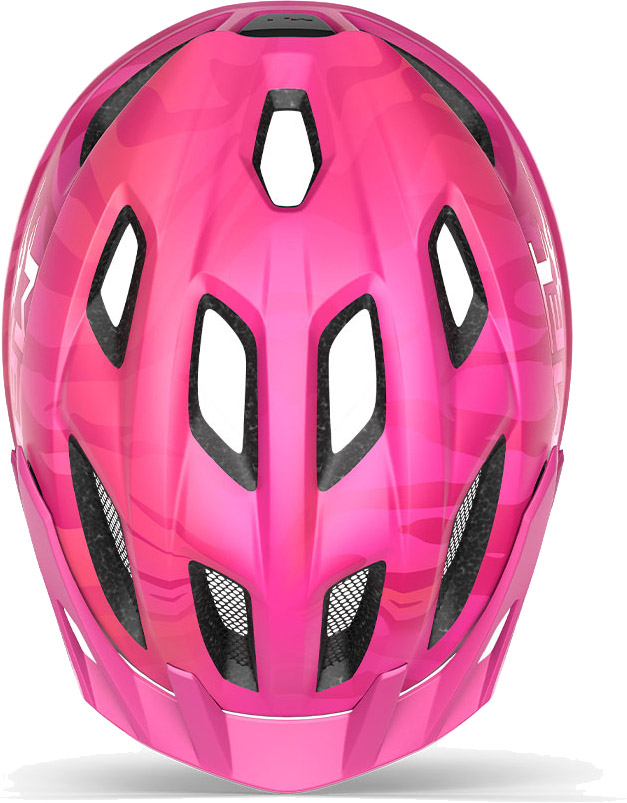 Beklædning - Cykelhjelme - MET Helmet Crackerjack m. LED - Pink/Matt