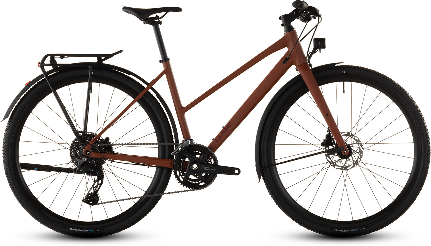 Cykler - Damecykler - Cube Nulane Race FE (Fully Equipped) 2026 - Amber´n´Black