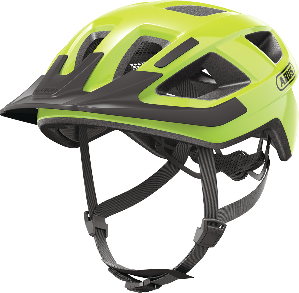 Beklædning - Cykelhjelme - Abus Aduro 3.0 m. LED - Signal Yellow