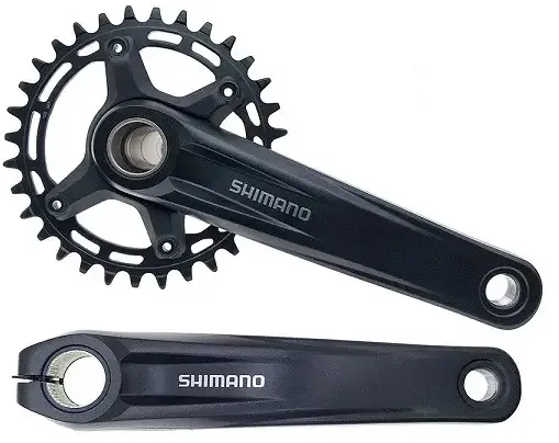 Shimano Deore Kranksæt 12speed - Sort - FC-MT5101 34T - 175mm