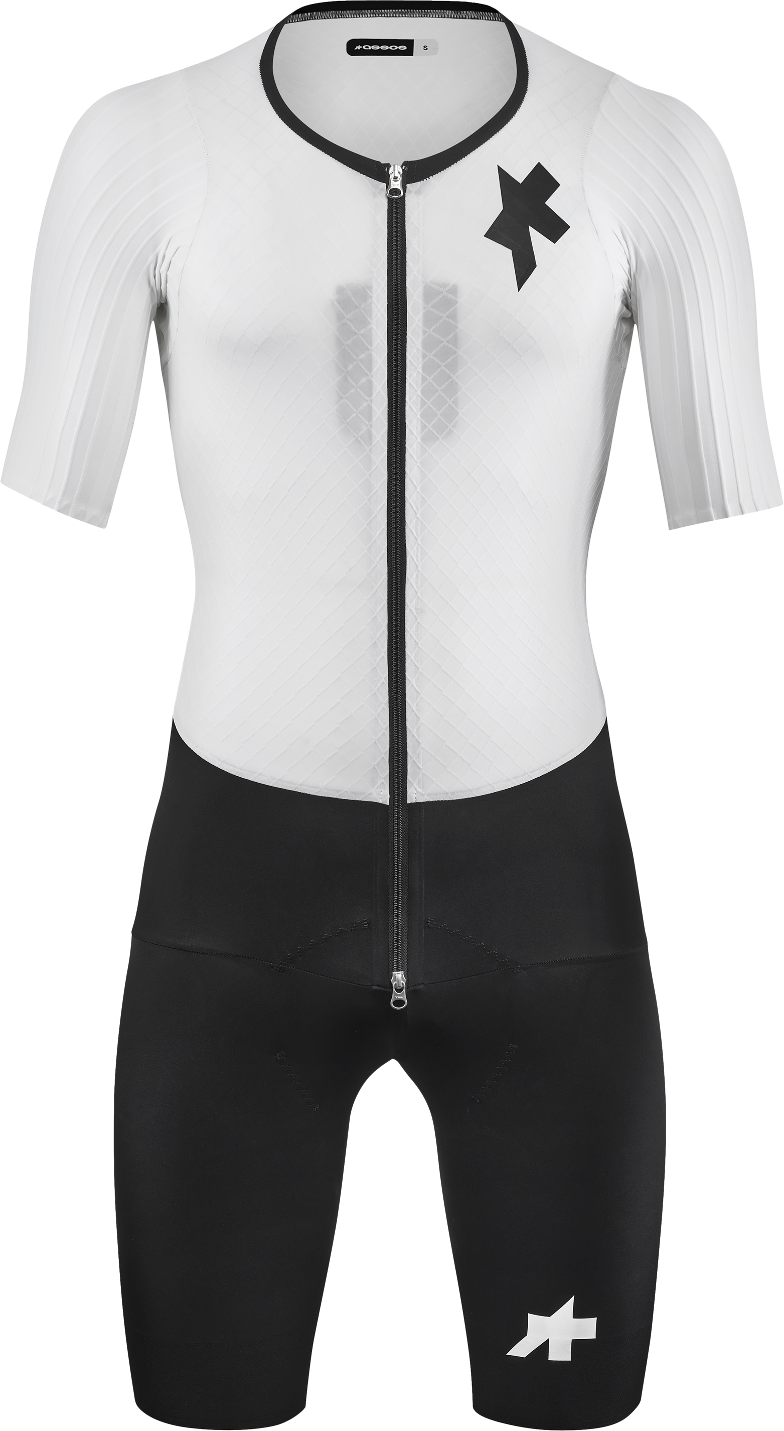 Beklædning - Cykelbukser - Assos EQUIPE RSR BOLIDE Speedsuit S11 - White Series