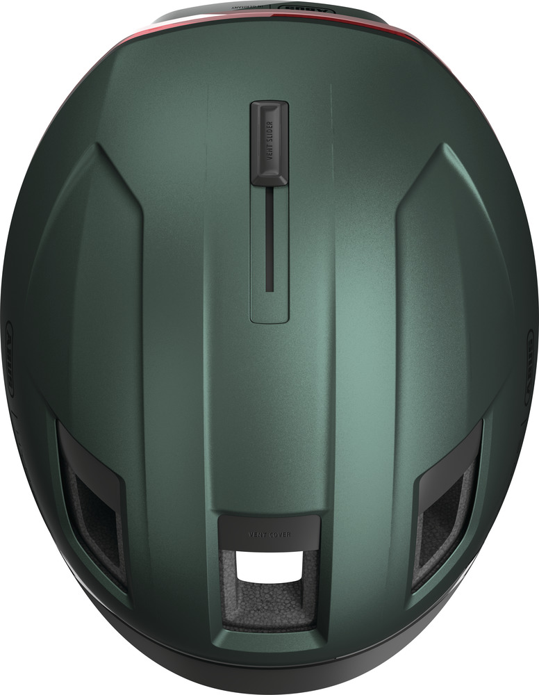 Beklædning - Cykelhjelme - Abus Hyp-E m. LED Lys - Jungle Green