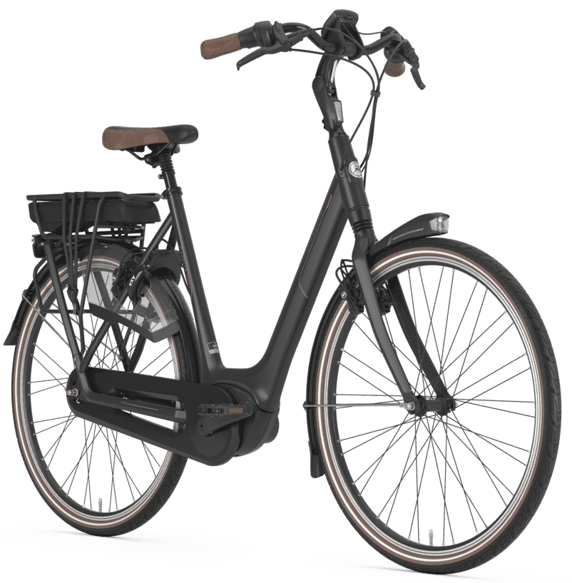 Cykler - Elcykler - Gazelle Orange C8 HMB Dame 2020 - sort