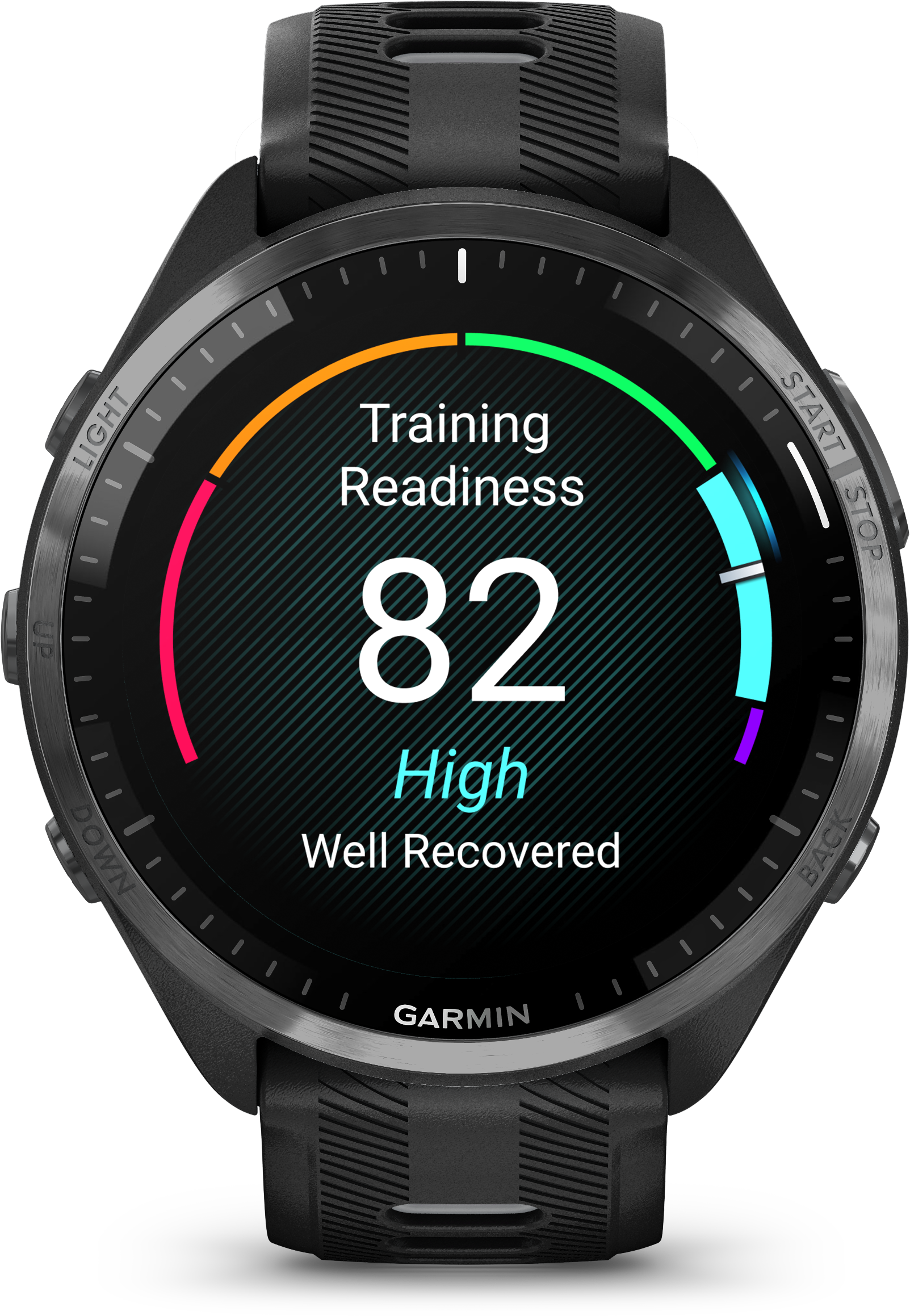 Brands - Garmin - Garmin Forerunner 965 - Carbon Grey - Black/Powder