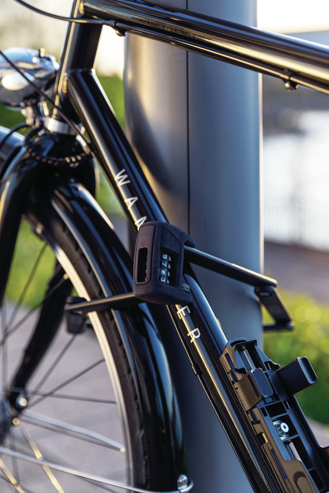 Tilbehør - Cykellås - Abus Foldelås 6000C Bordo Combo (SH Beslag) 90cm - Sort