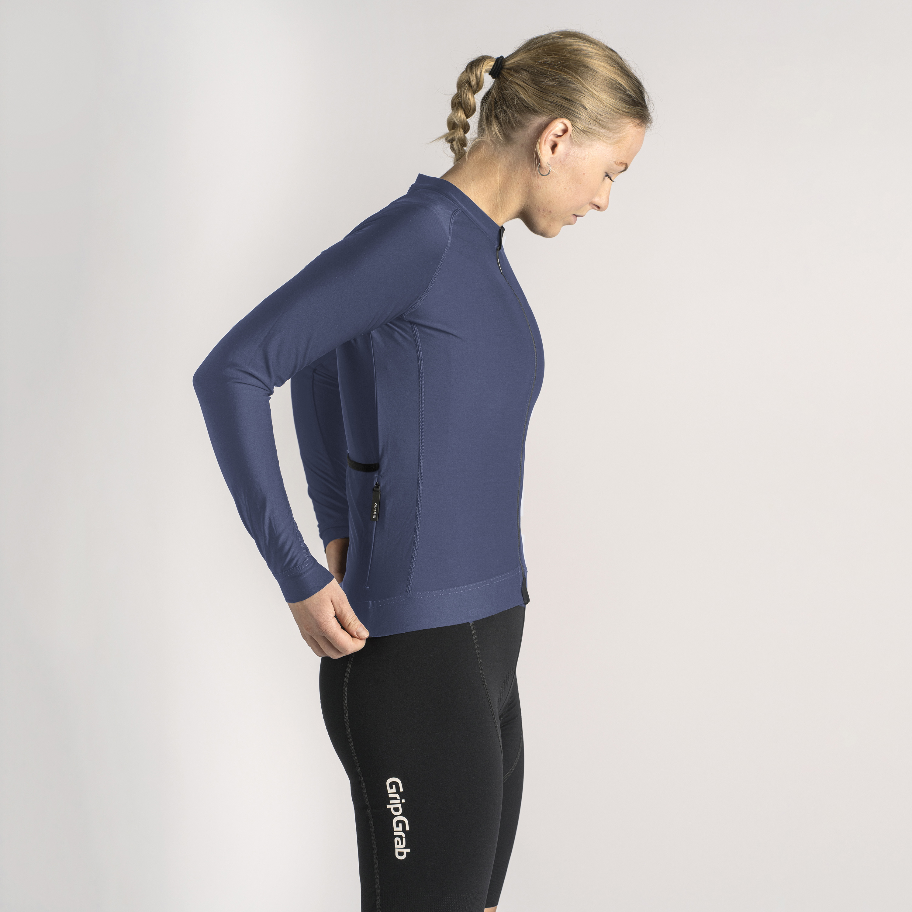 Beklædning - Cykeltrøjer - GripGrab PACR Langærmet Cykeltrøje til damer - Navy Blue