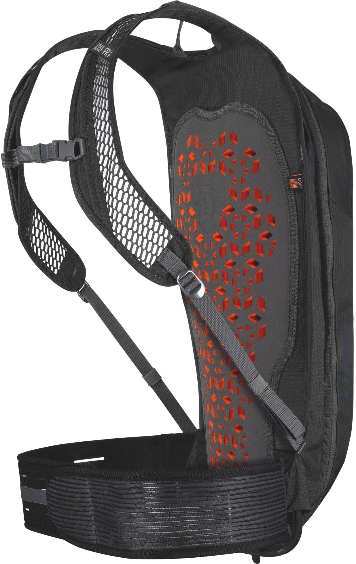 Tilbehør - Cykeltasker - Scott Trail Protect FR' 10 Rygsæk - Dark Grey/Black