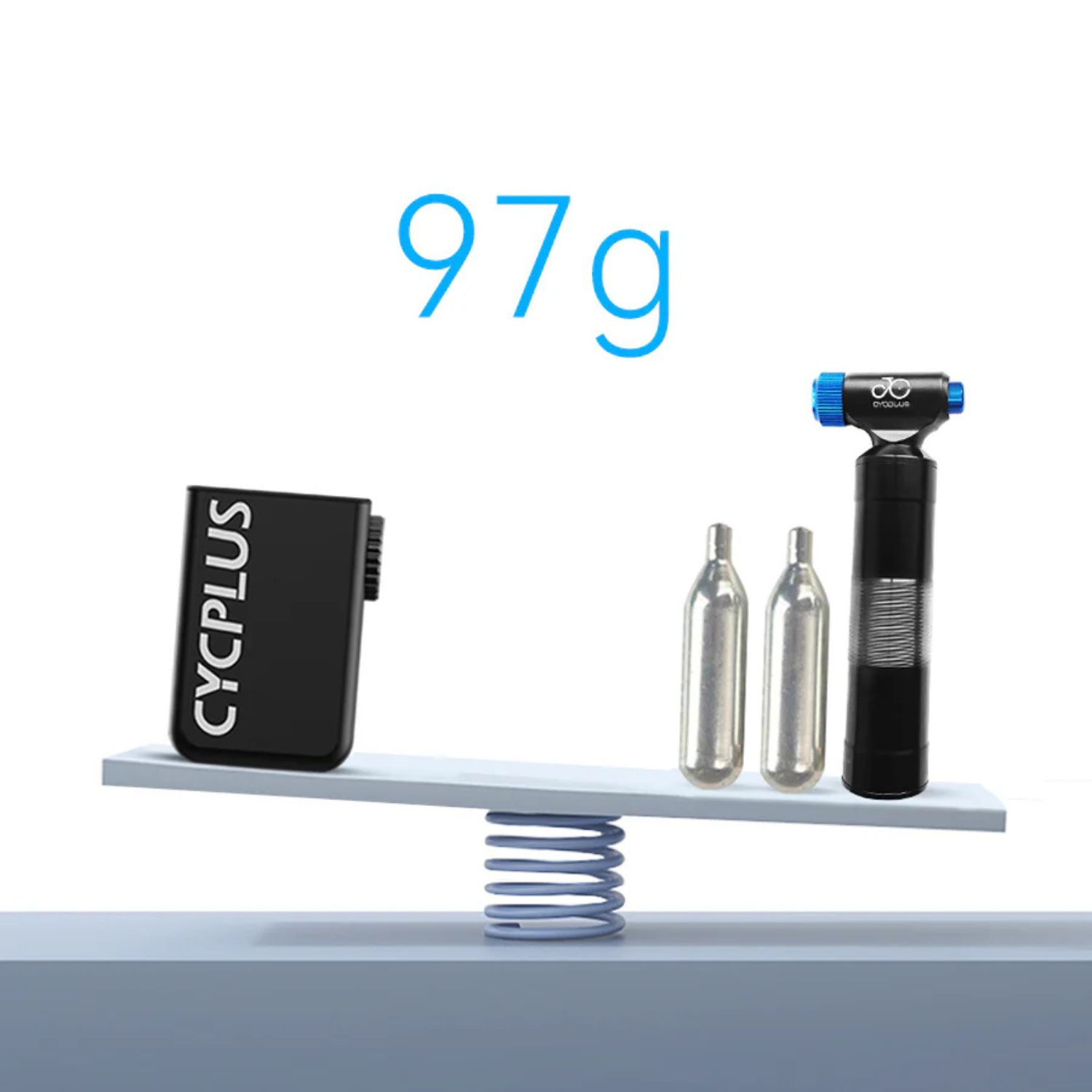 Tilbehør - Cykelpumper - Cycplus AS2 Elektrisk cykelpumpe 97g