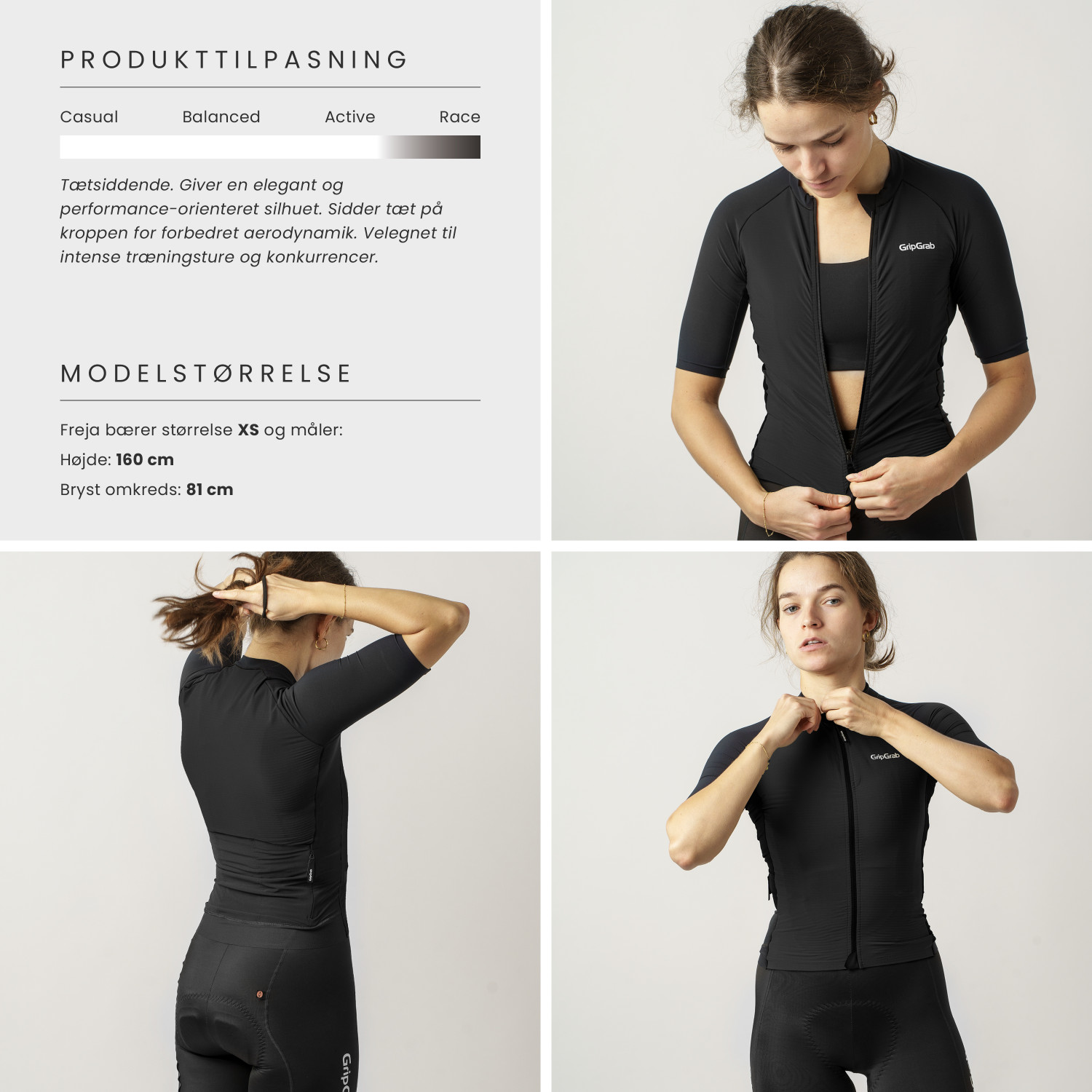 Beklædning - Cykeltrøjer - GripGrab Women's Grinta SS Jersey - Black
