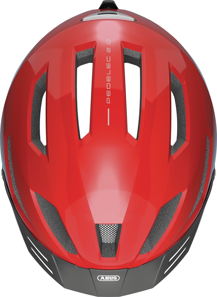Beklædning - Cykelhjelme - Abus Pedelec 2.0 m. LED lys - Rød (elcykel hjelm)