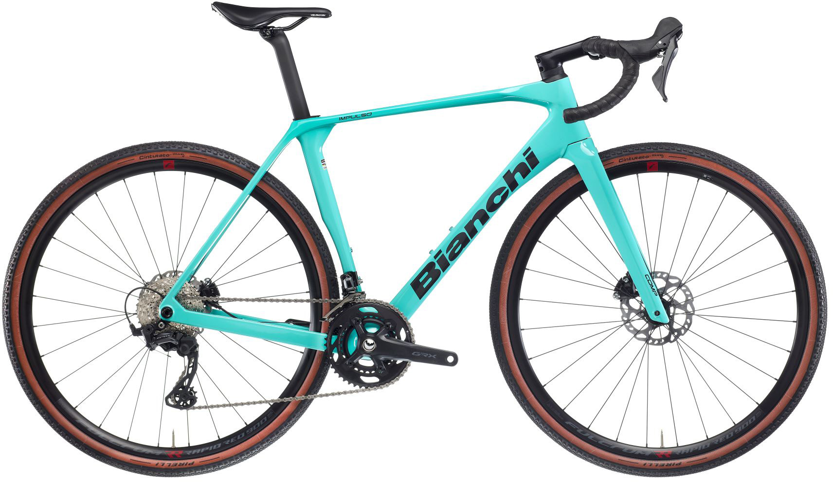 Bianchi Impulso COMP GRX610 LITE 2026 - Celeste / Graphite Glossy