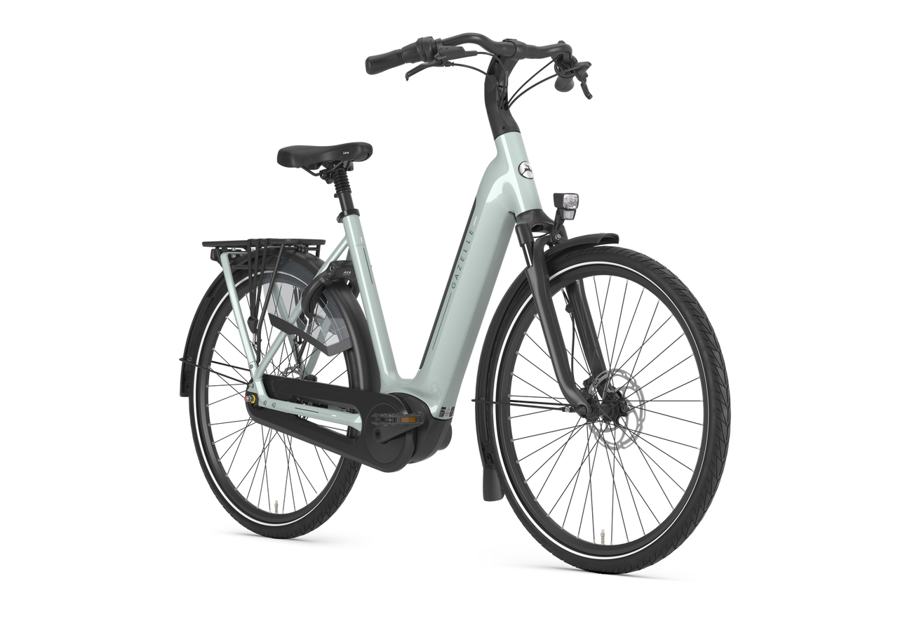 Cykler - Elcykler - Gazelle Grenoble C8 Dame 2026 - Light Olive Blank