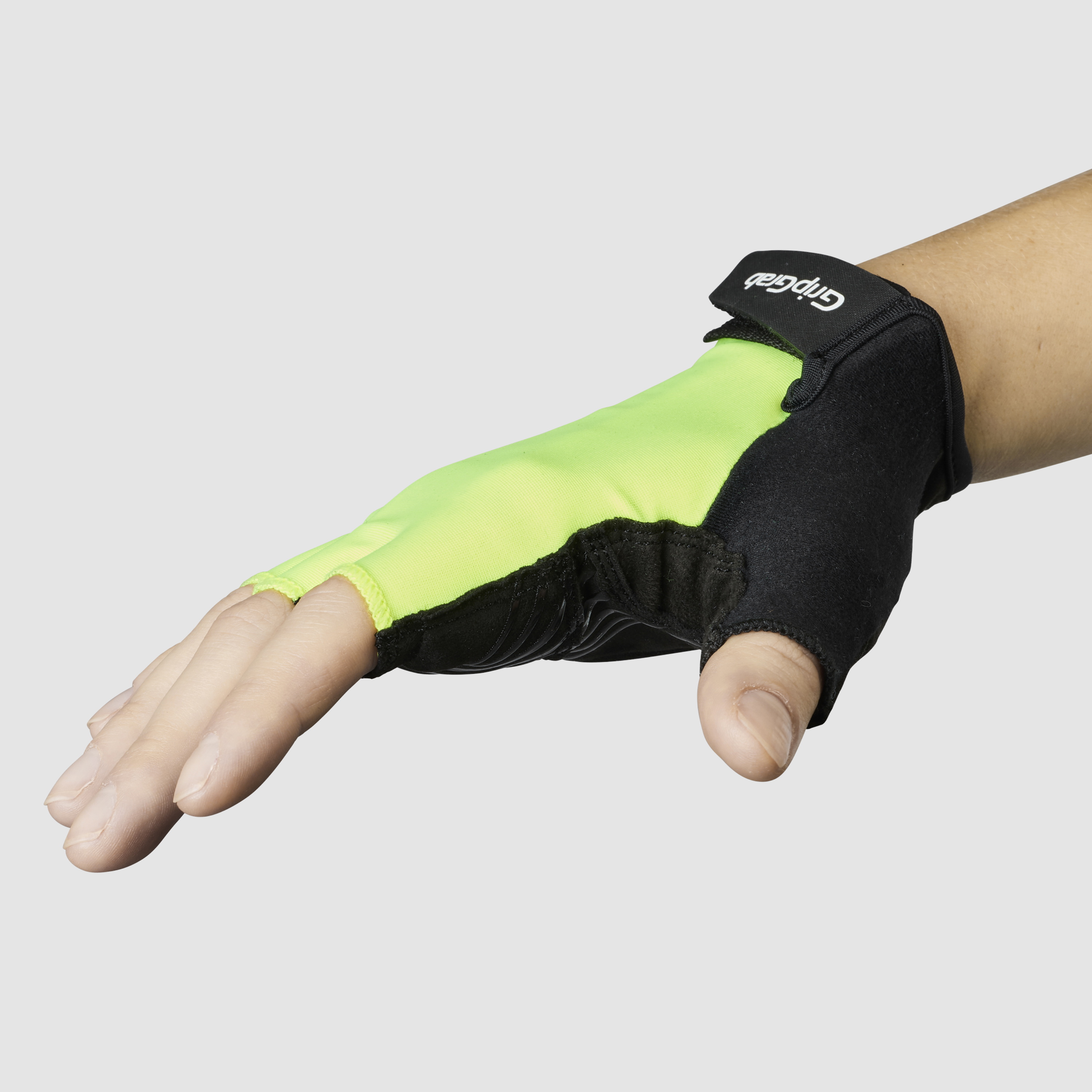 Beklædning - Cykelhandsker - GripGrab W's RIDE Polstret Kortfingret Sommerhandsker - Yellow Hi-Vis