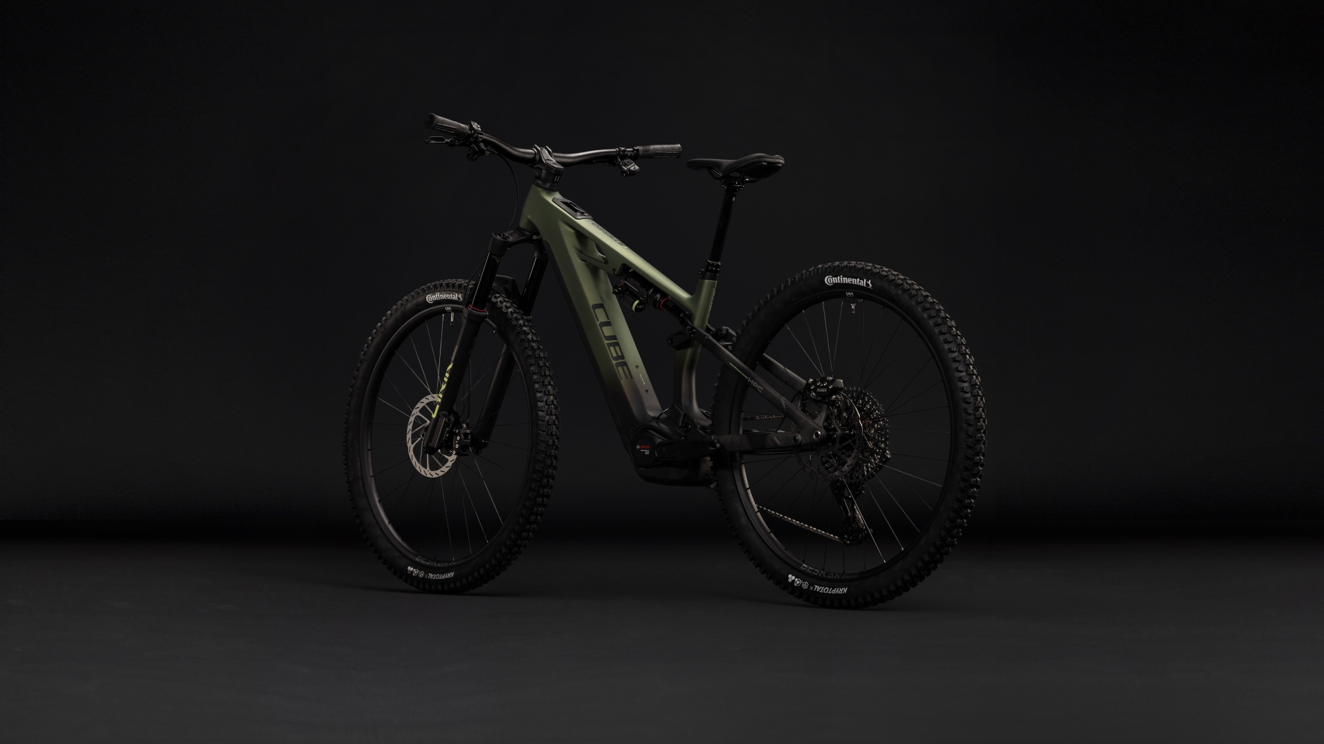 Cykler - Elcykler - Cube Stereo Hybrid ONE44 HPC TM 800 27.5" 2027 - Reedgreen´n´Gills