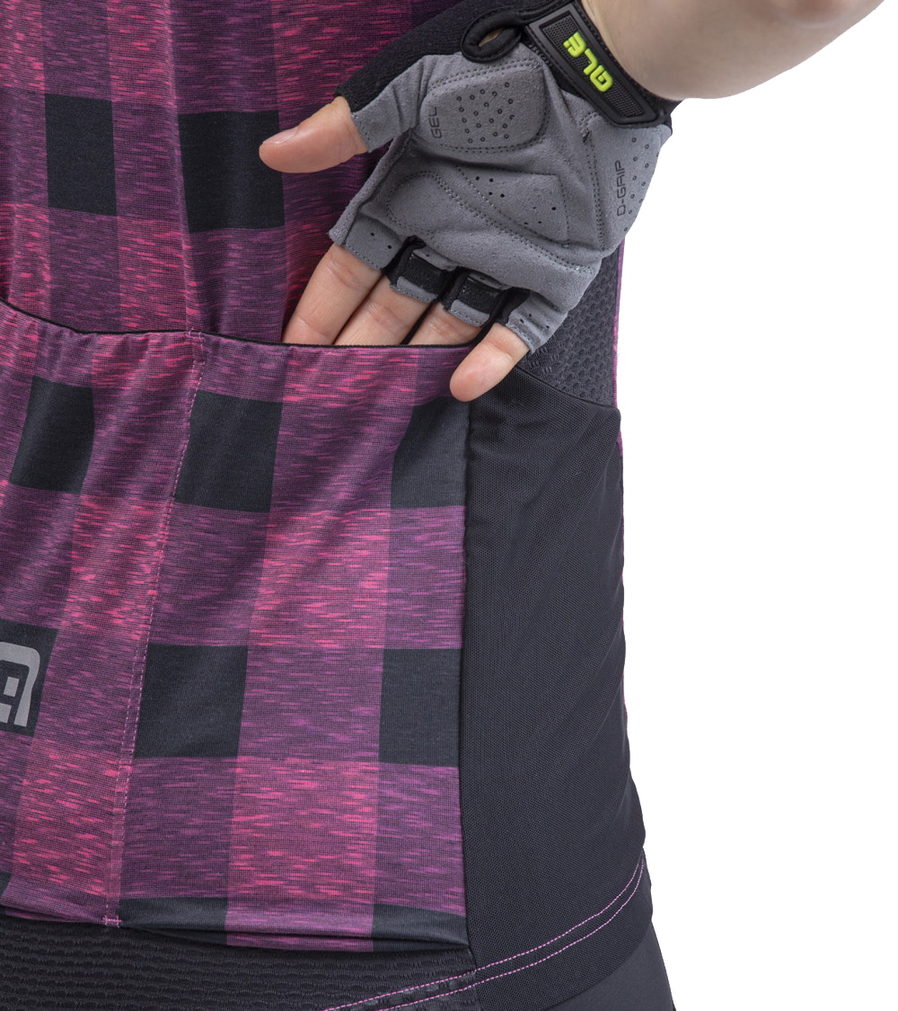 Beklædning - Cykeltrøjer - Alé Jersey Women Gravel Scottish - Lyserød