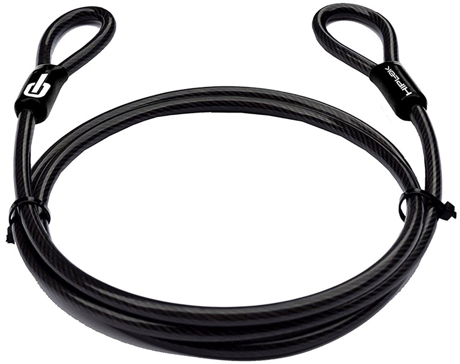 Tilbehør - Cykellås - HIPLOK 2 meter låse kabel - double loop