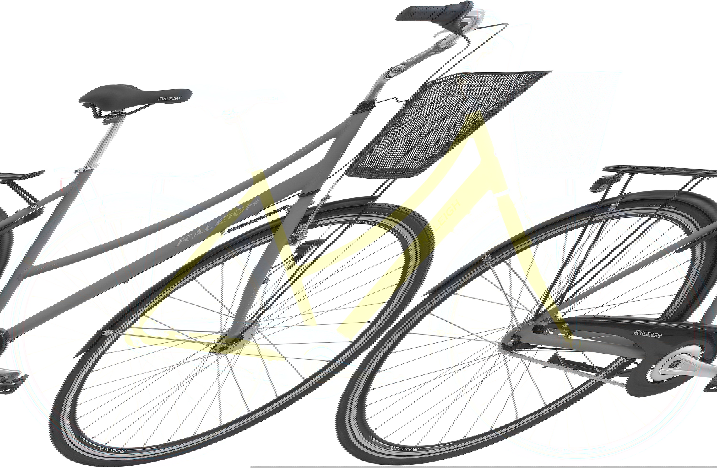 Raleigh City Classic Dame 7g 2026 - Mat Grøn