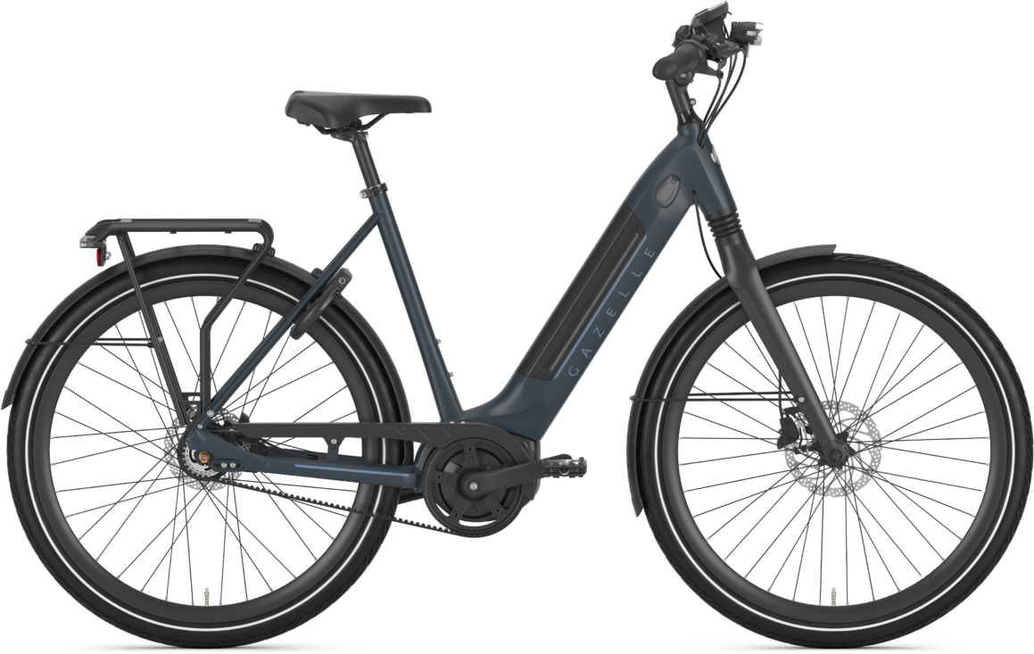 Gazelle ULTIMATE C8+ HMB BELT 500wh Dame 2022 - Blå