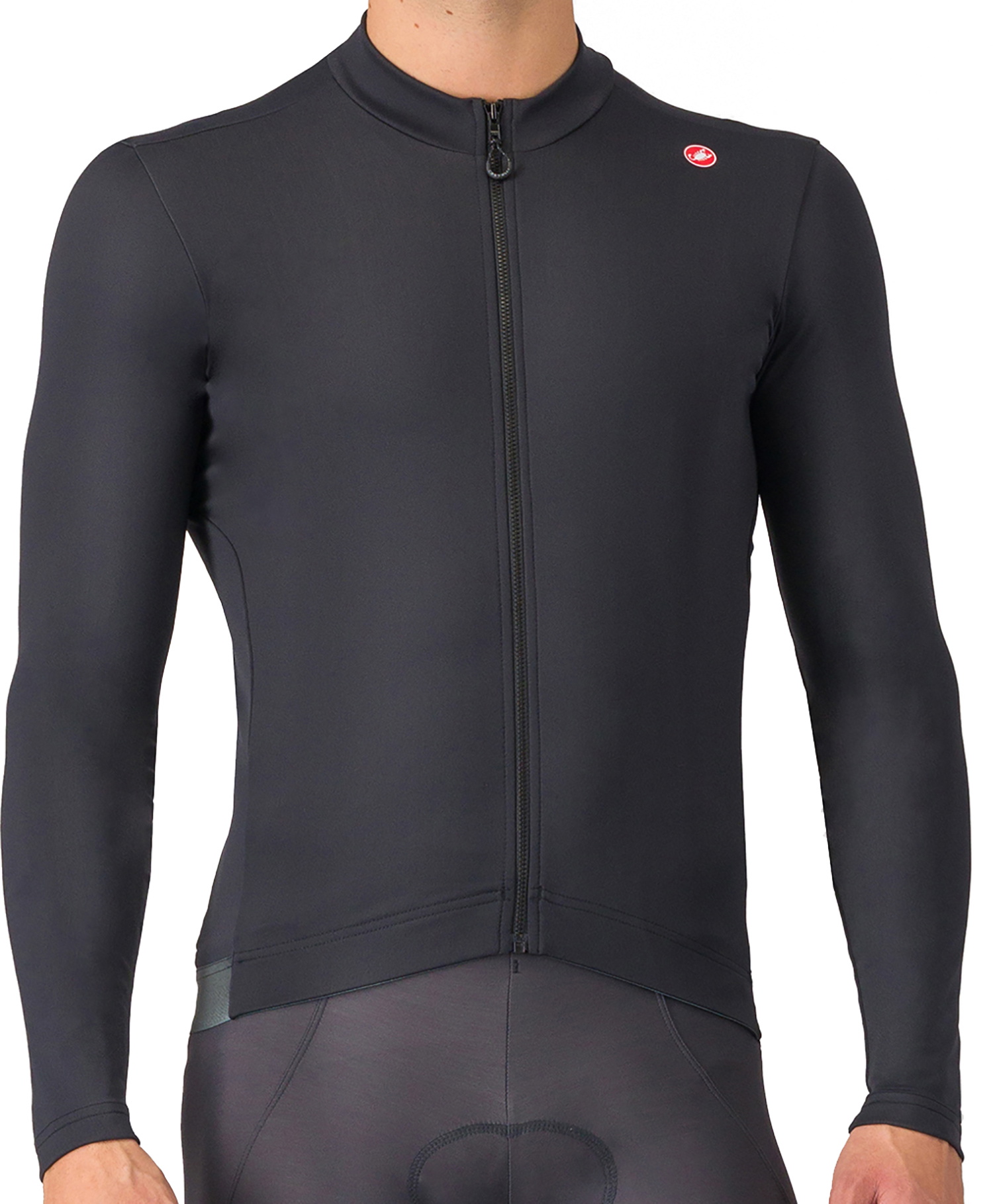 Castelli ESPRESSO THERMAL Jersey - Light Black » Cloth Size: XXL