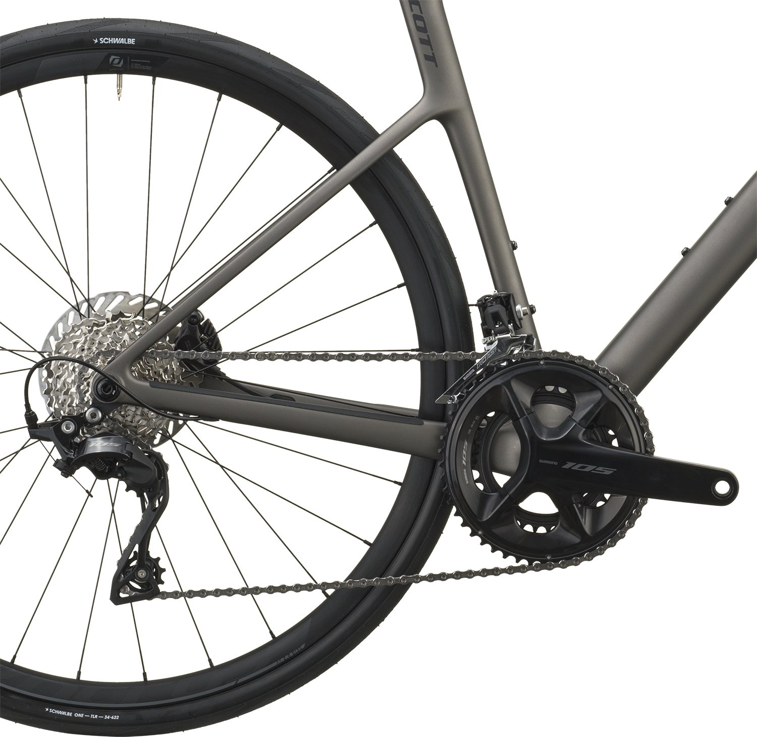 Cykler - Racercykler - Scott Addict 50 2027 - Tungsten Grey
