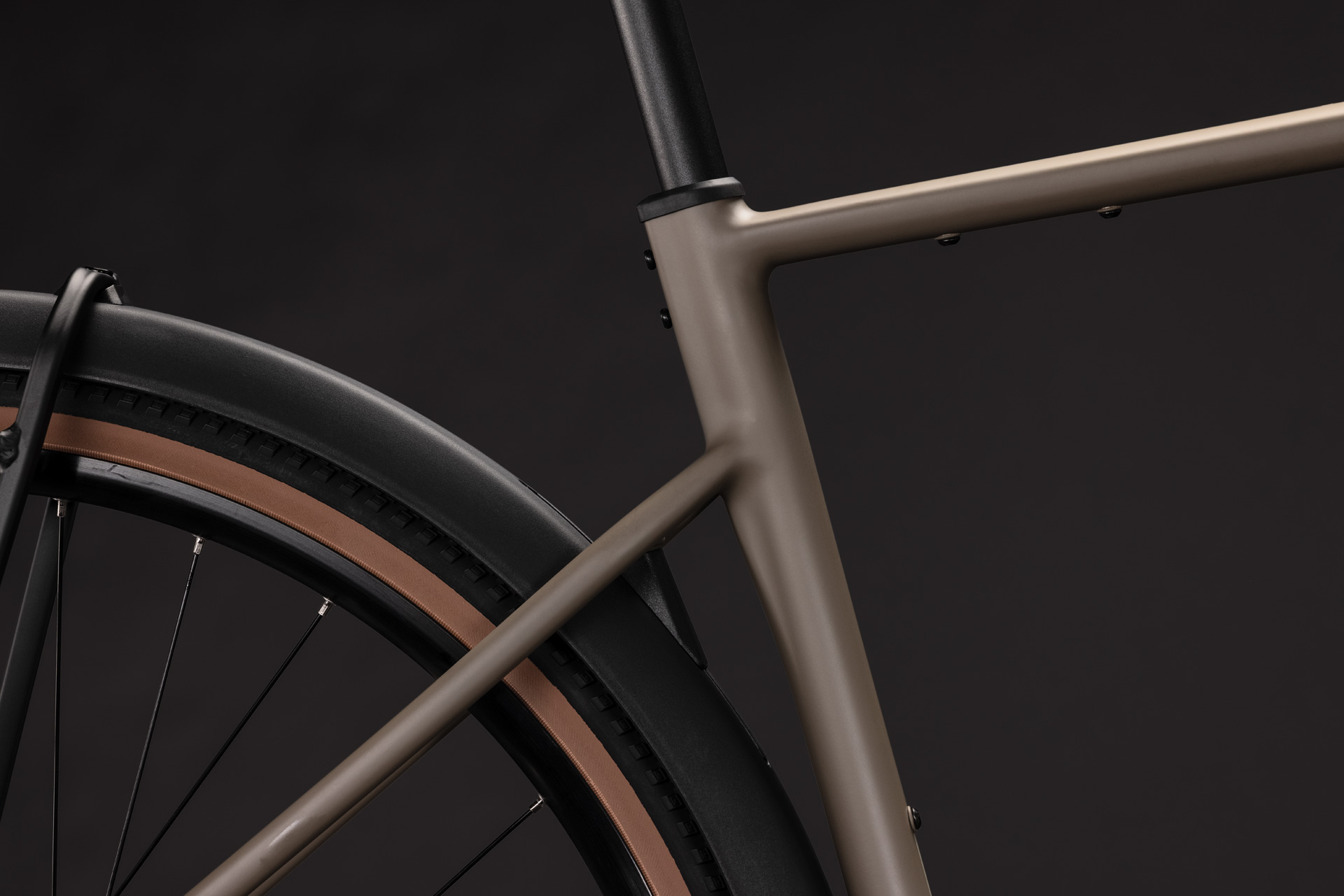 Cykler - Gravel cykler - Cube Nuroad ONE FE (Fully Equipped) 2027 - Wood´n´Grey