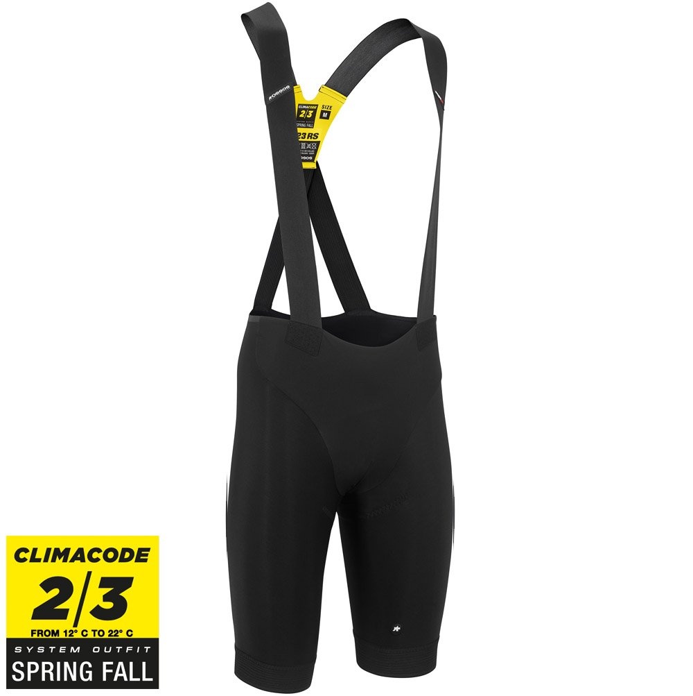 Assos Equipe RS Spring Fall Bib S9 - Cykelshorts m. pude - Sort - Str. XLG