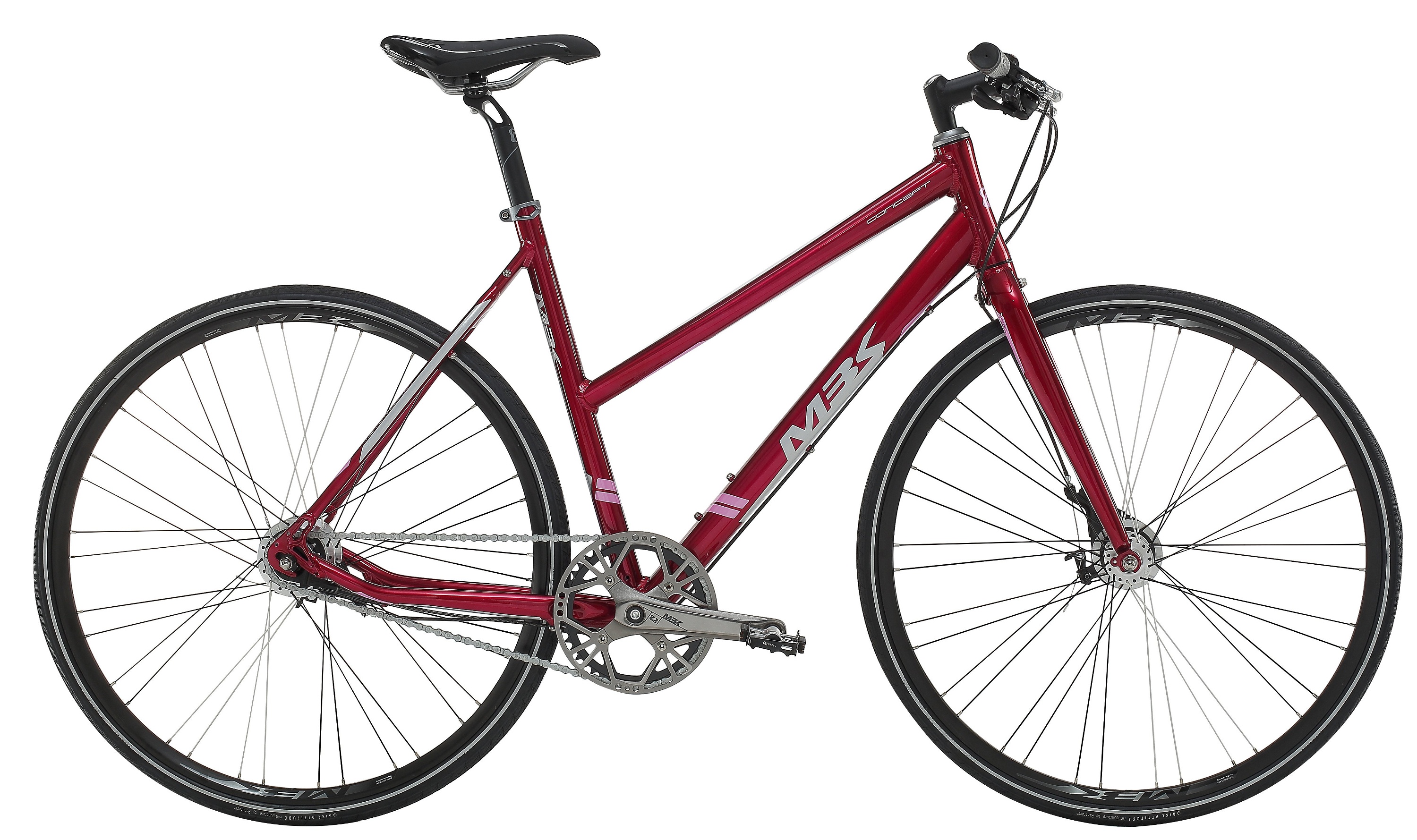 Cykler - Damecykler - MBK Concept 7g Dame - UDSALG - Rød