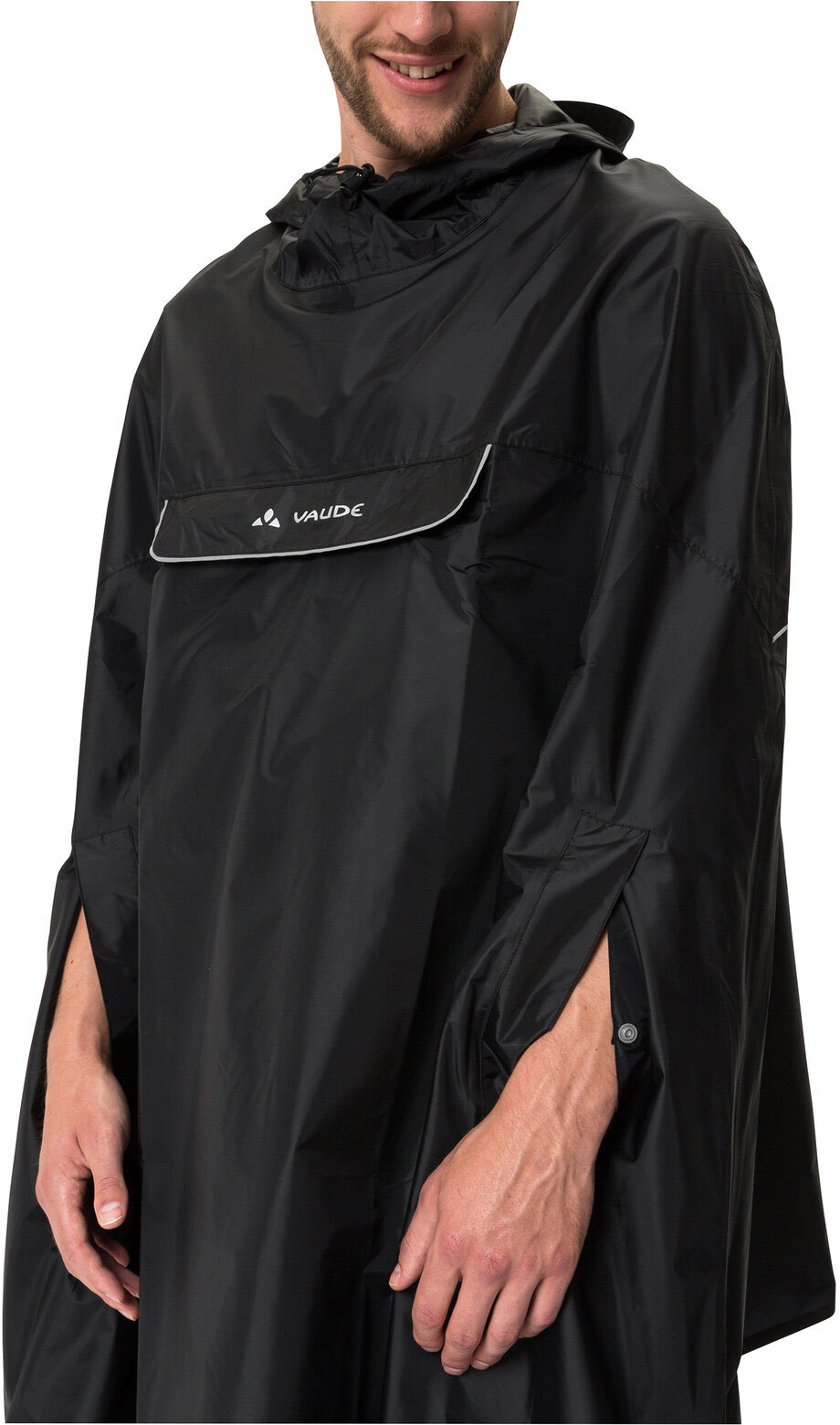Beklædning - Regntøj & Vindtøj - VAUDE Valdipino Poncho - Black