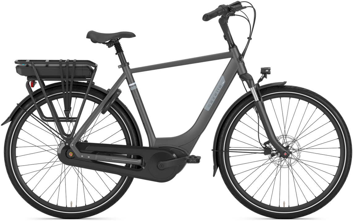 Gazelle Paris C7+ HMB Herre 2025 - Anthracite Grey