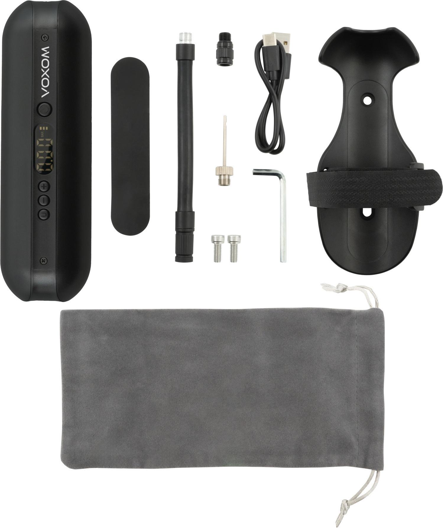 Tilbehør - Cykelpumper - Voxom Tire Inflator EPu1 Elektronisk USB Pumpe