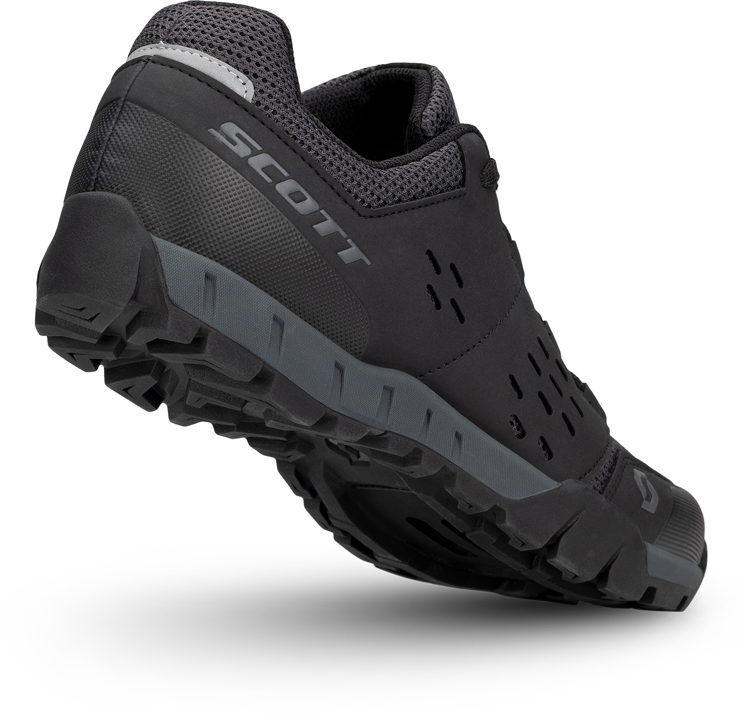 Beklædning - Cykelsko - Scott All Mountain Crus-r Lace SPD Sko - Black/Grey