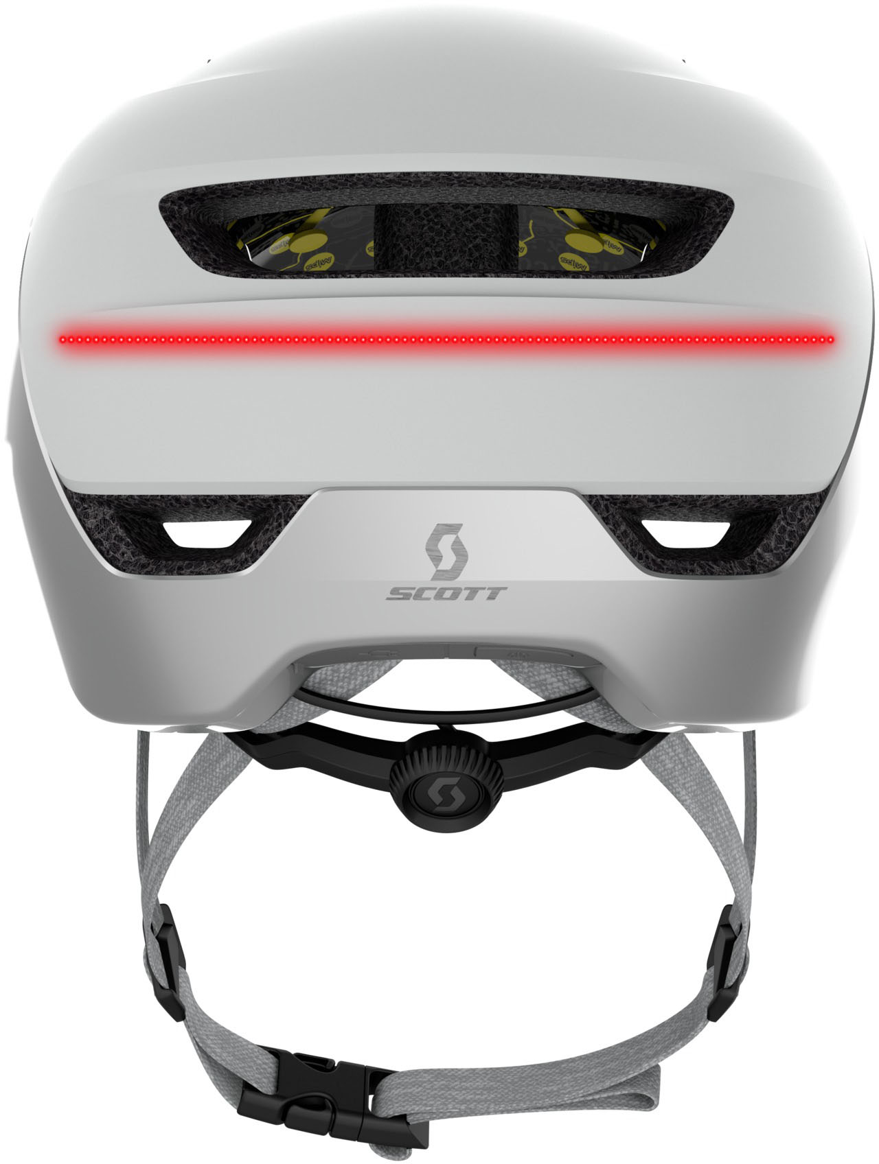 Beklædning - Cykelhjelme - Scott La Mokka Plus (MIPS) m. LED lys Hjelm - Sølv