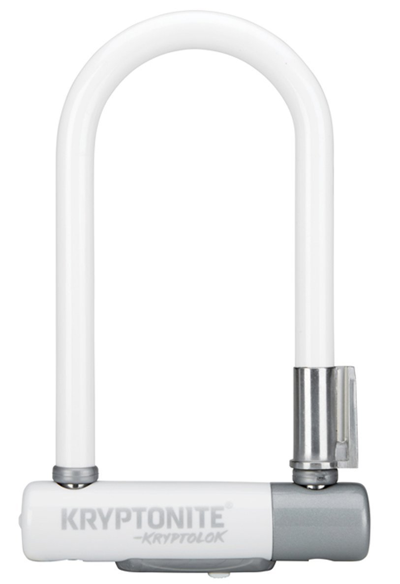 Kryptonite U-lock Kryptolok 2 Mini7 Bøjlelås 8.2x17.8cm Hvid - Cykellås