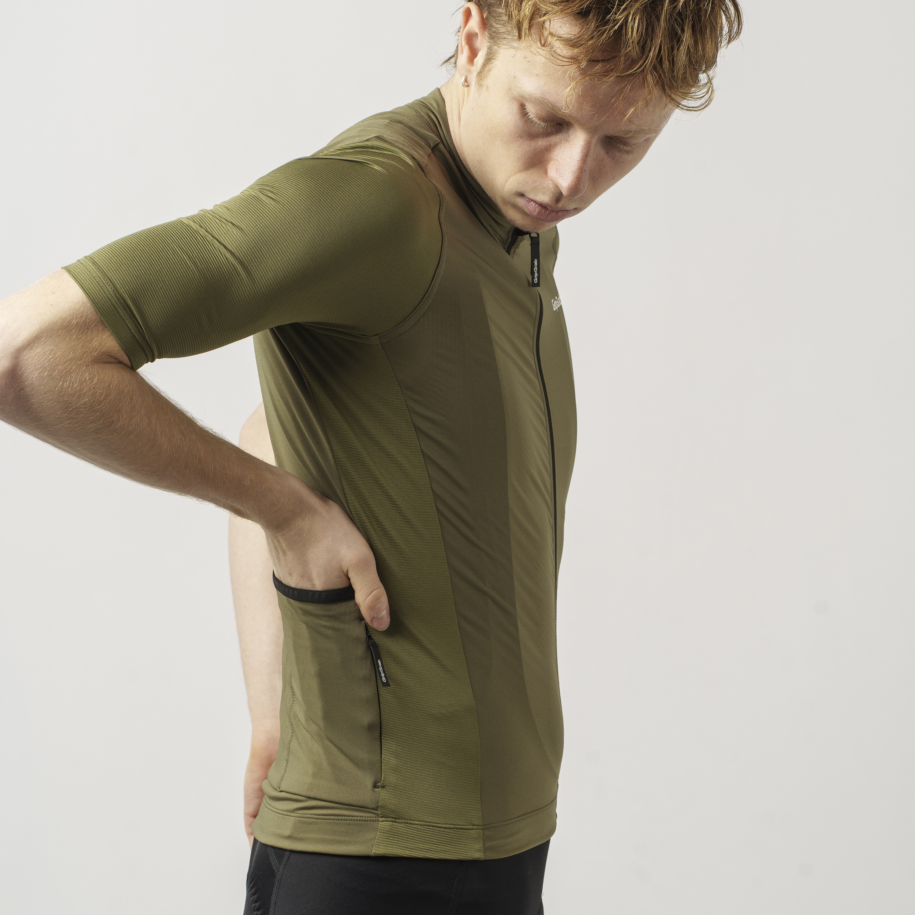 Beklædning - Cykeltrøjer - GripGrab Ride Kortærmet Cykeltrøje - Olive Green