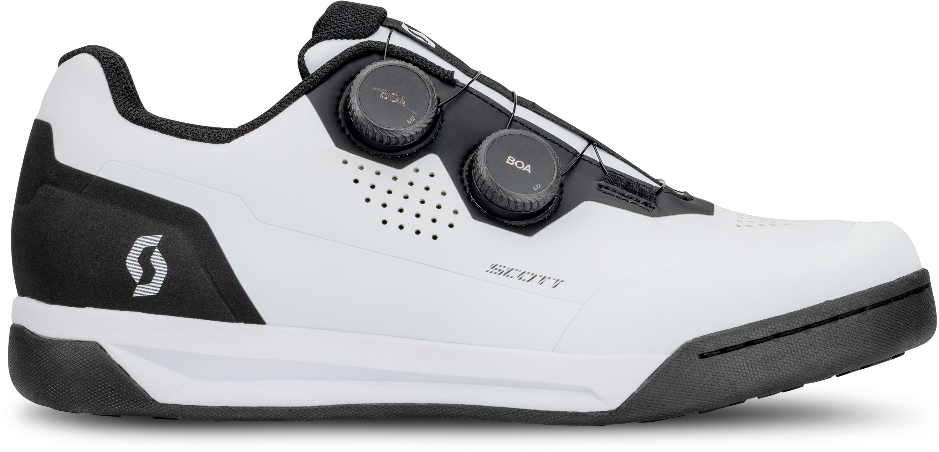 Beklædning - Cykelsko - Scott Volt Pro Clip SPD MTB Sko - White/Black