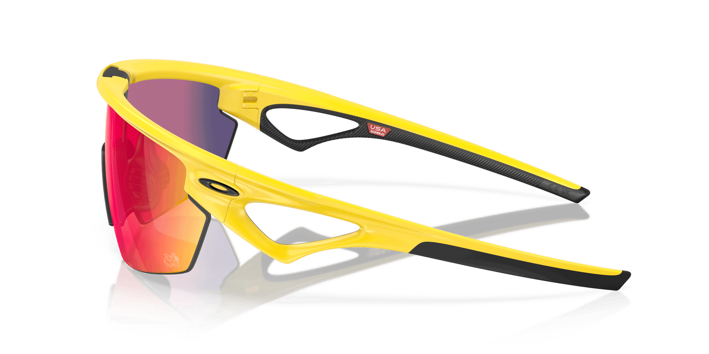 Beklædning - Cykelbriller - Oakley Sphaera TDF, MATTE YELLOW / PRIZM ROAD