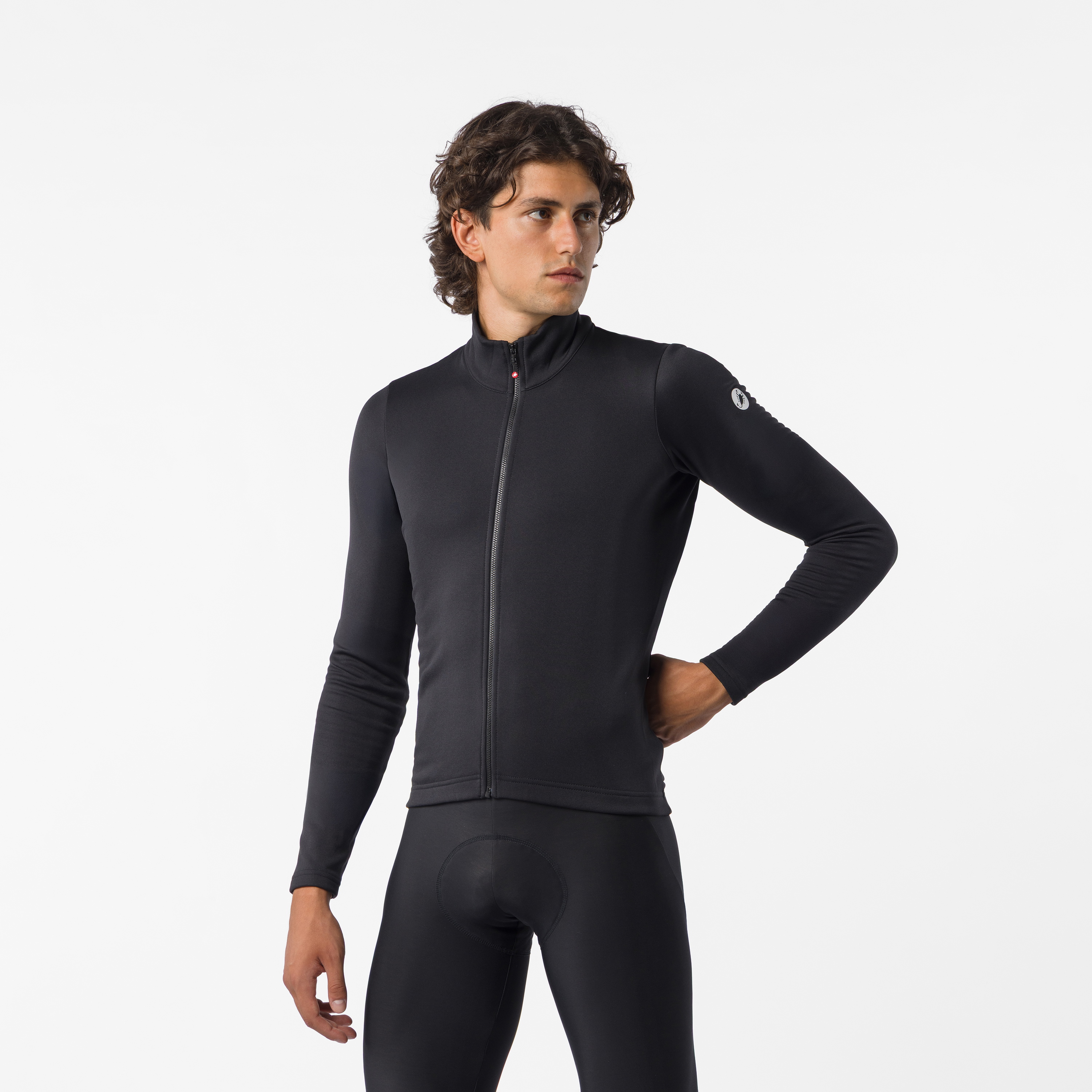 Beklædning - Cykeltrøjer - Castelli COMPETIZIONE THERMAL LS Jersey - Black