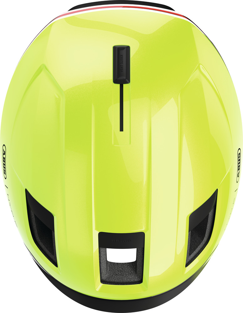 Beklædning - Cykelhjelme - Abus Hyp-E m. LED Lys - Signal Yellow