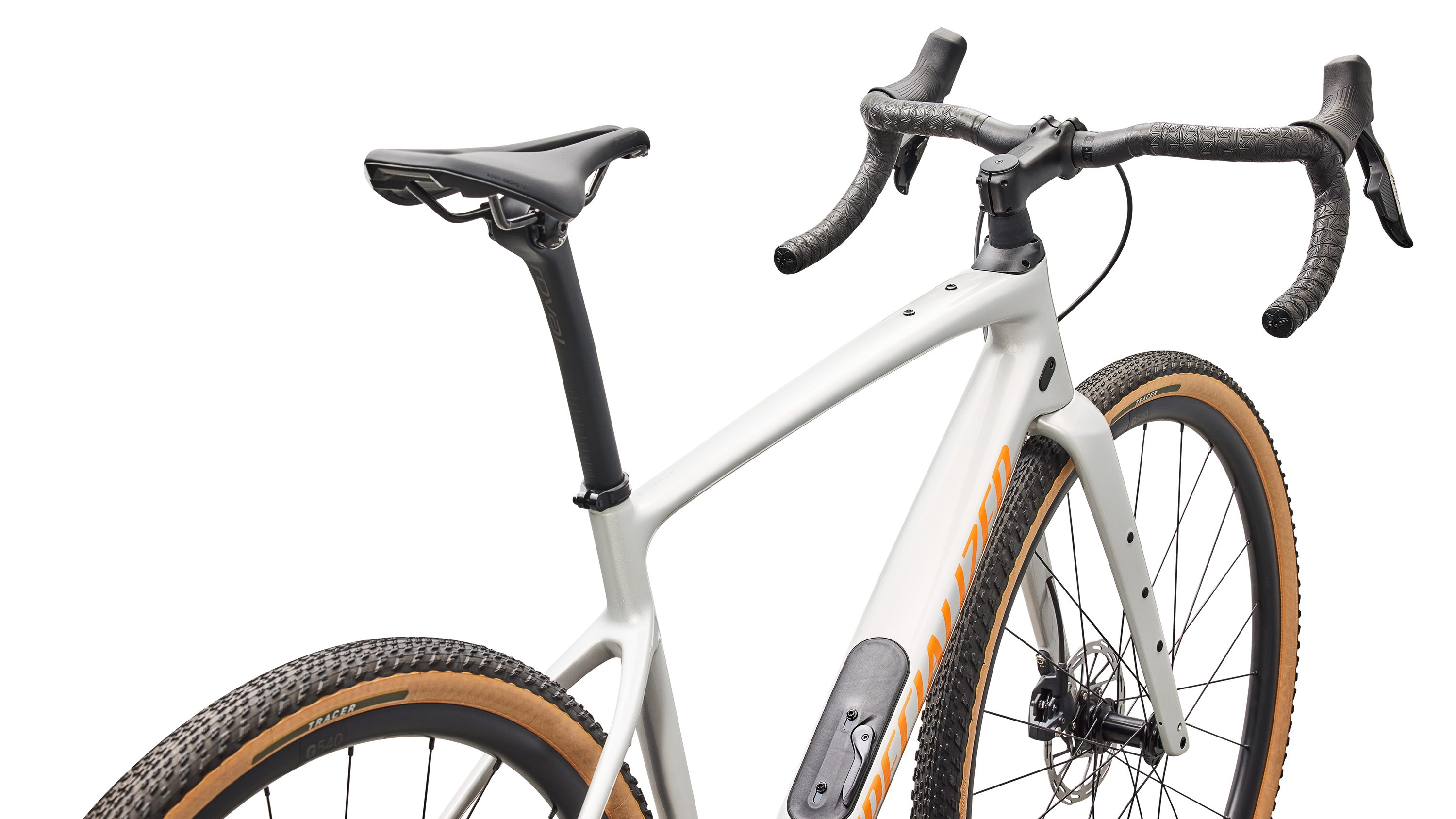 Cykler - Gravel cykler - Specialized Diverge 4 Comp Carbon 2026 - Dolomite Metallic/Orange Zest