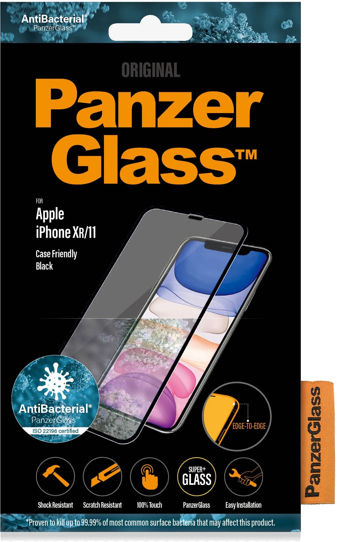 Tilbehør - Mobilholdere - Panzerglass Apple iPhone XR/11 Case Friendly beskyttelselsglas
