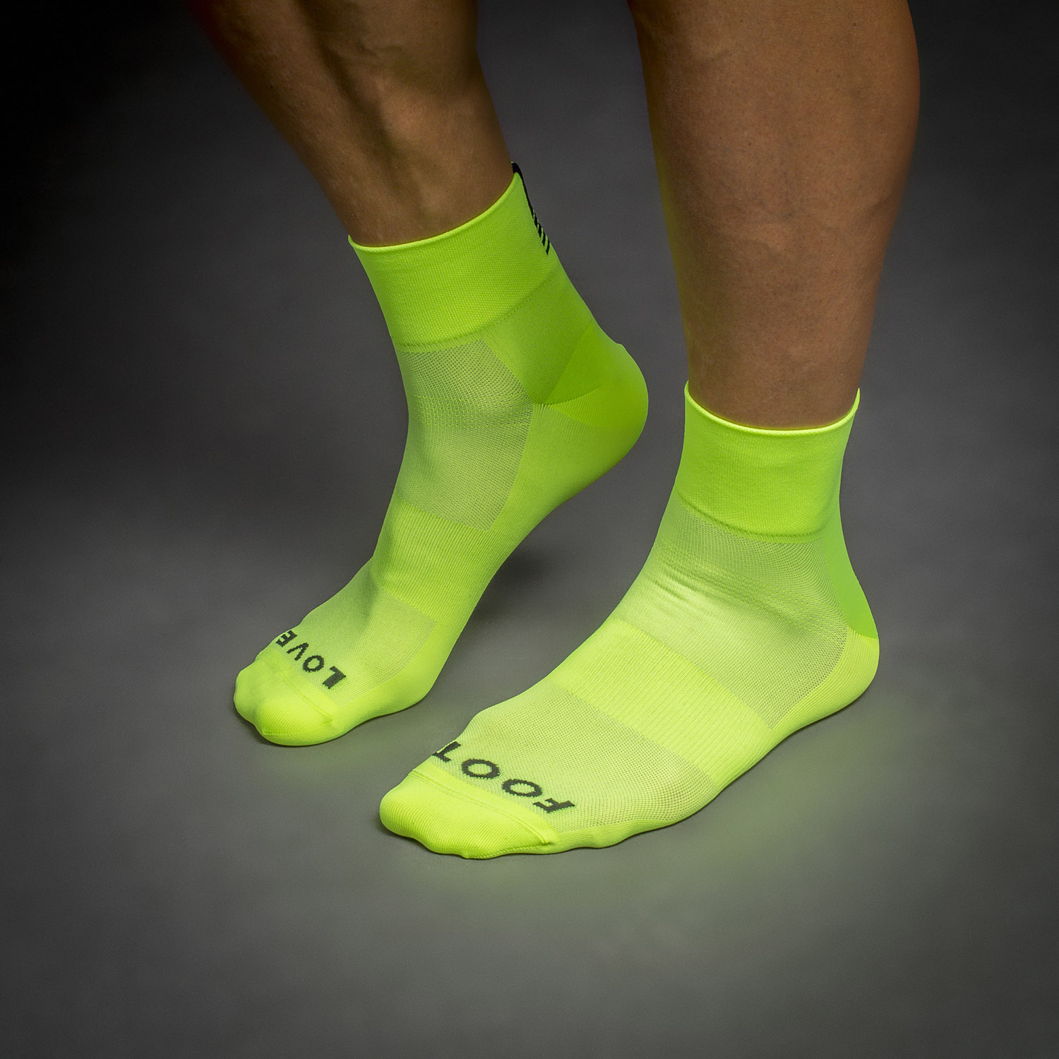 Beklædning - Sokker - GripGrab Letvægts SL Short Sok - Hi-Vis Gul