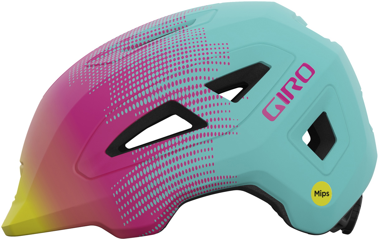 Beklædning - Cykelhjelme - Giro SCAMP MIPS II - TODDLER - Matte Teal / Pink Towers