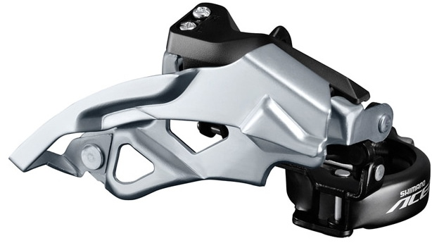 Shimano Acera FD-T3000 Forskifter 2x9 speed Top Swing Dual Pull 34.9mm Sølv