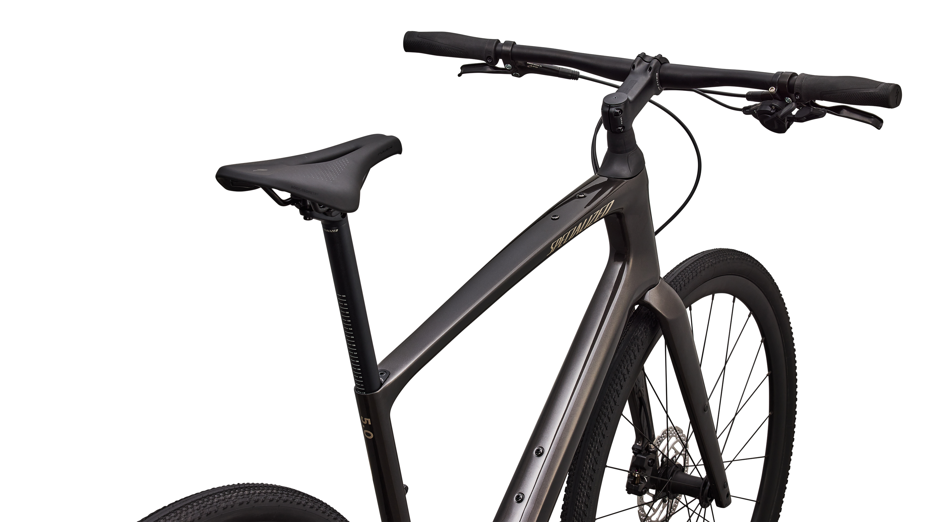 Cykler - Herrecykler - Specialized Sirrus X 5.0 2027 - Gloss Warm Smoke / Sandstone Metallic