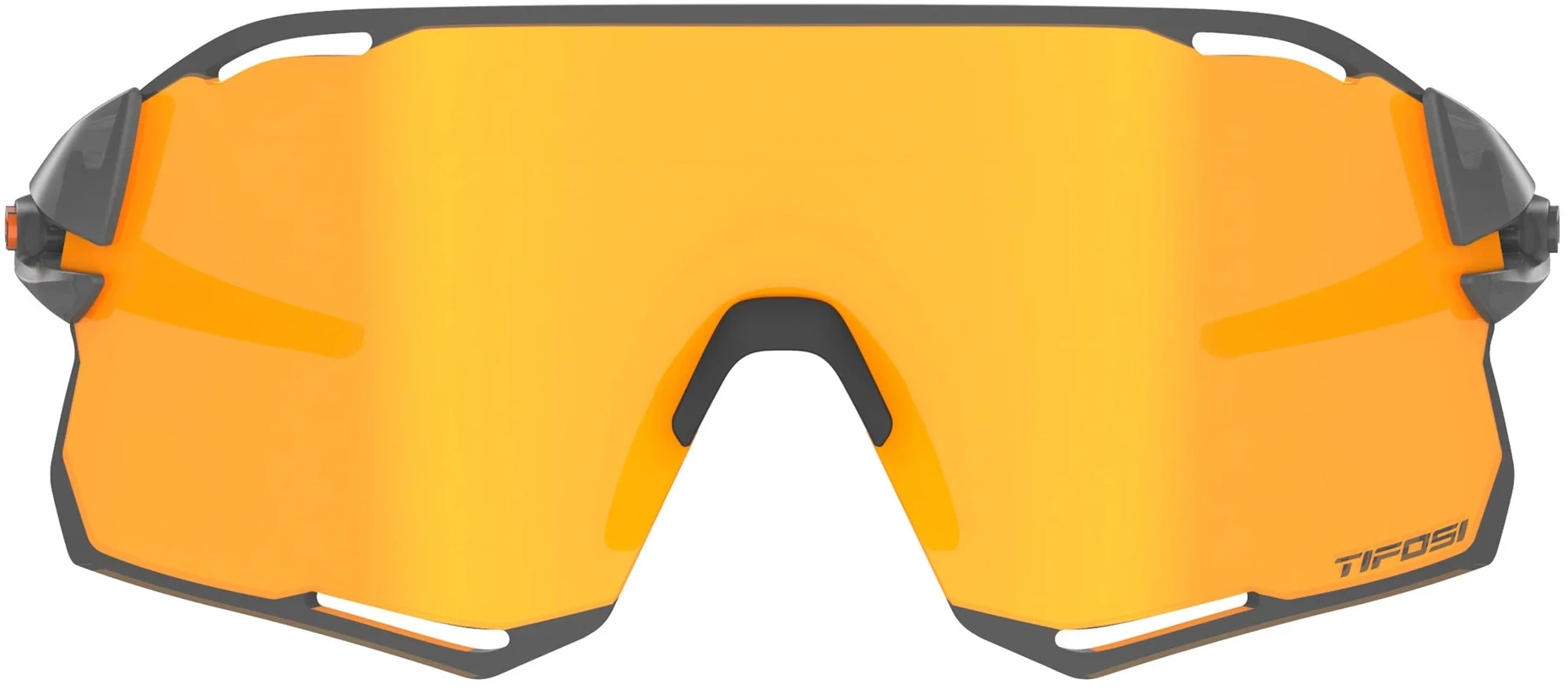 Beklædning - Cykelbriller - Tifosi Rail Race Cykelbriller – Satin Vapor Clarion Orange/Clear