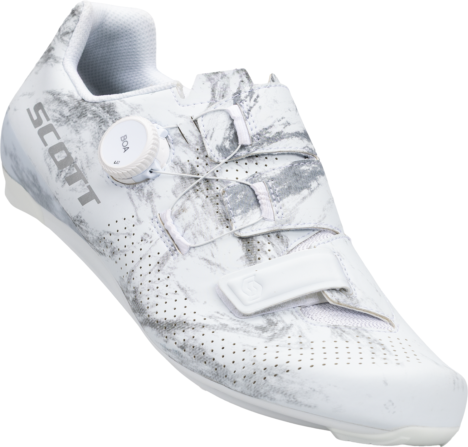 Beklædning - Cykelsko - Scott Road Team BOA SPD-SL Sko - White/Grey