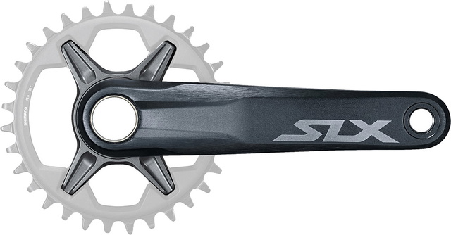 Shimano SLX FC-M7130-1 Kranksæt 175mm 1x12 speed Super Boost Sort