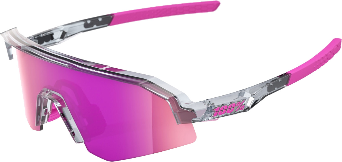 100% Slendale Cykelbriller - YOUTH Polished Translucent 100% Slendale Cykelbriller - YOUTH Polished Translucent