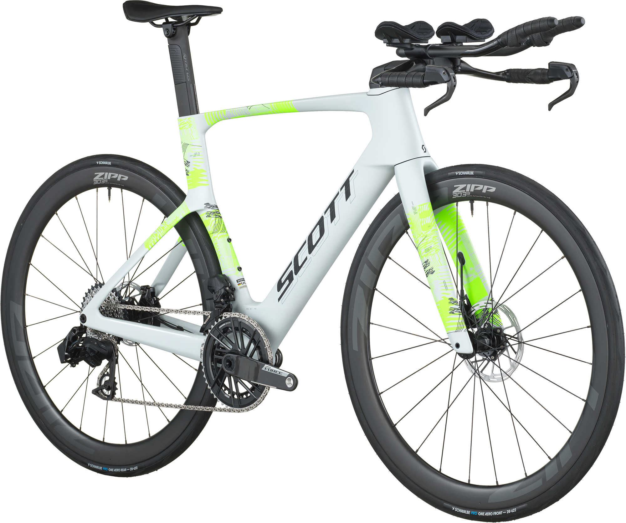 Cykler - Racercykler - Scott Foil RC TRI 2026 - Cumulus White