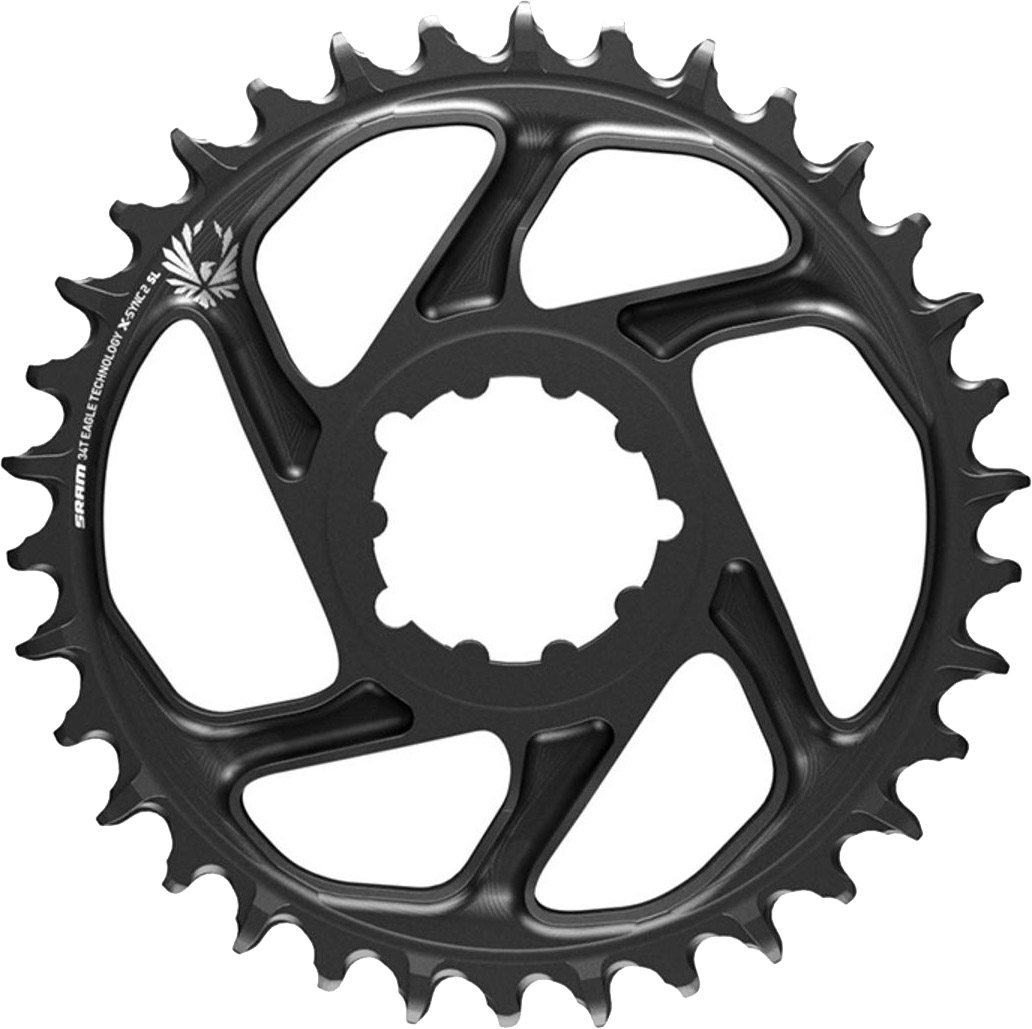 SRAM X-SYNC 2 Eagle Klinge 36T Direct Mount 3-bolt 3mm Offset Boost 11/12 speed Sort SRAM X-SYNC 2 Eagle Klinge 36T Direct Mount 3-bolt 3mm Offset Boost 11/12 speed Sort